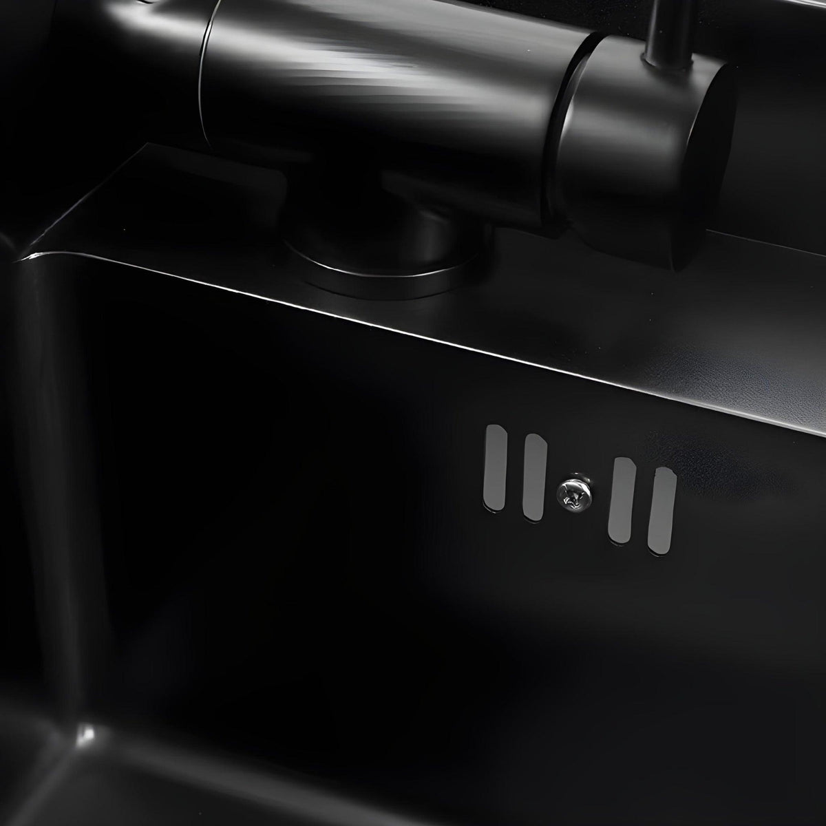 Cuba Gourmet Inox Hide 45x30 Com Torneira Retratil SteelBlack - Homedeccori