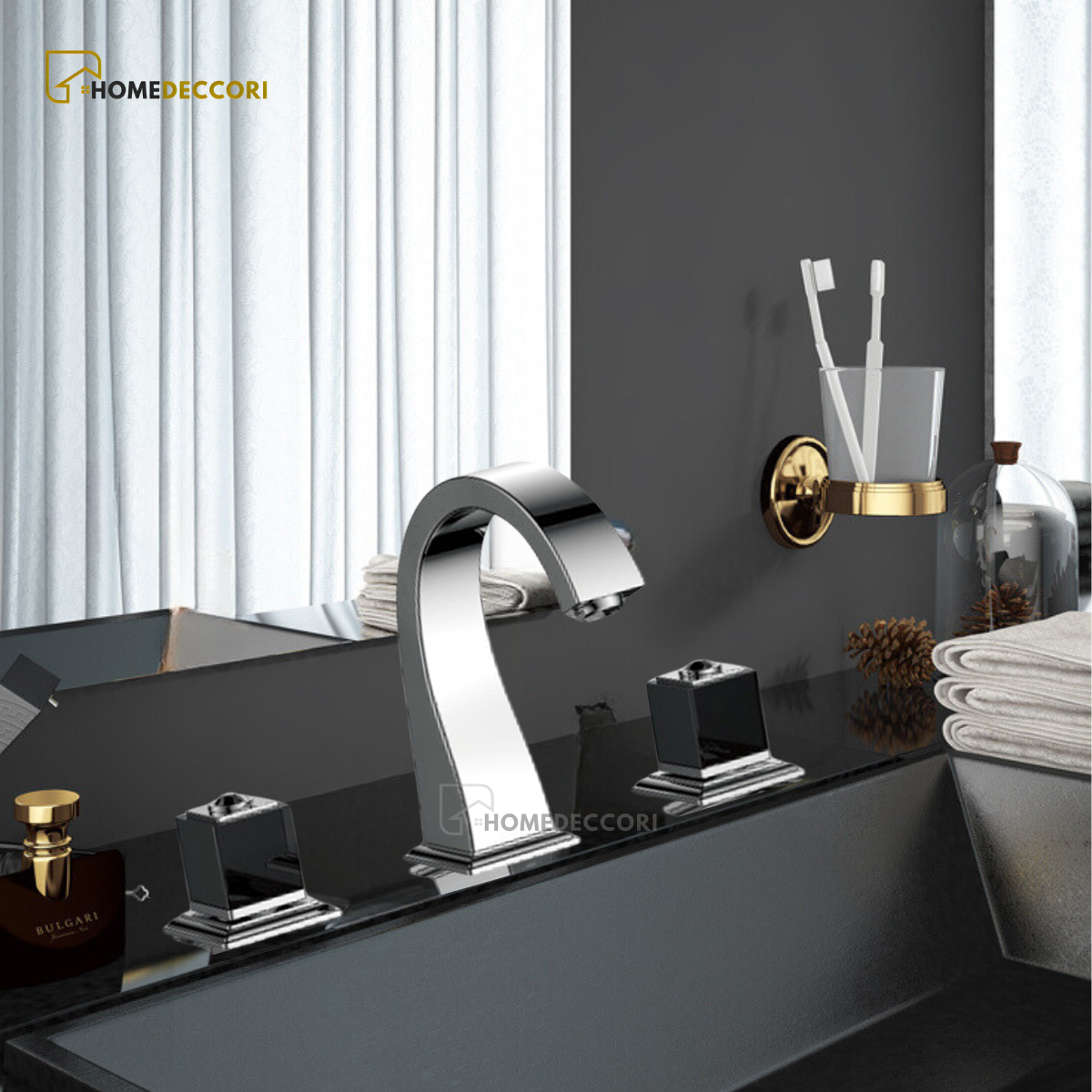 Torneira Duplocomando Banheiro Misturador Luxo Marquise - Homedeccori