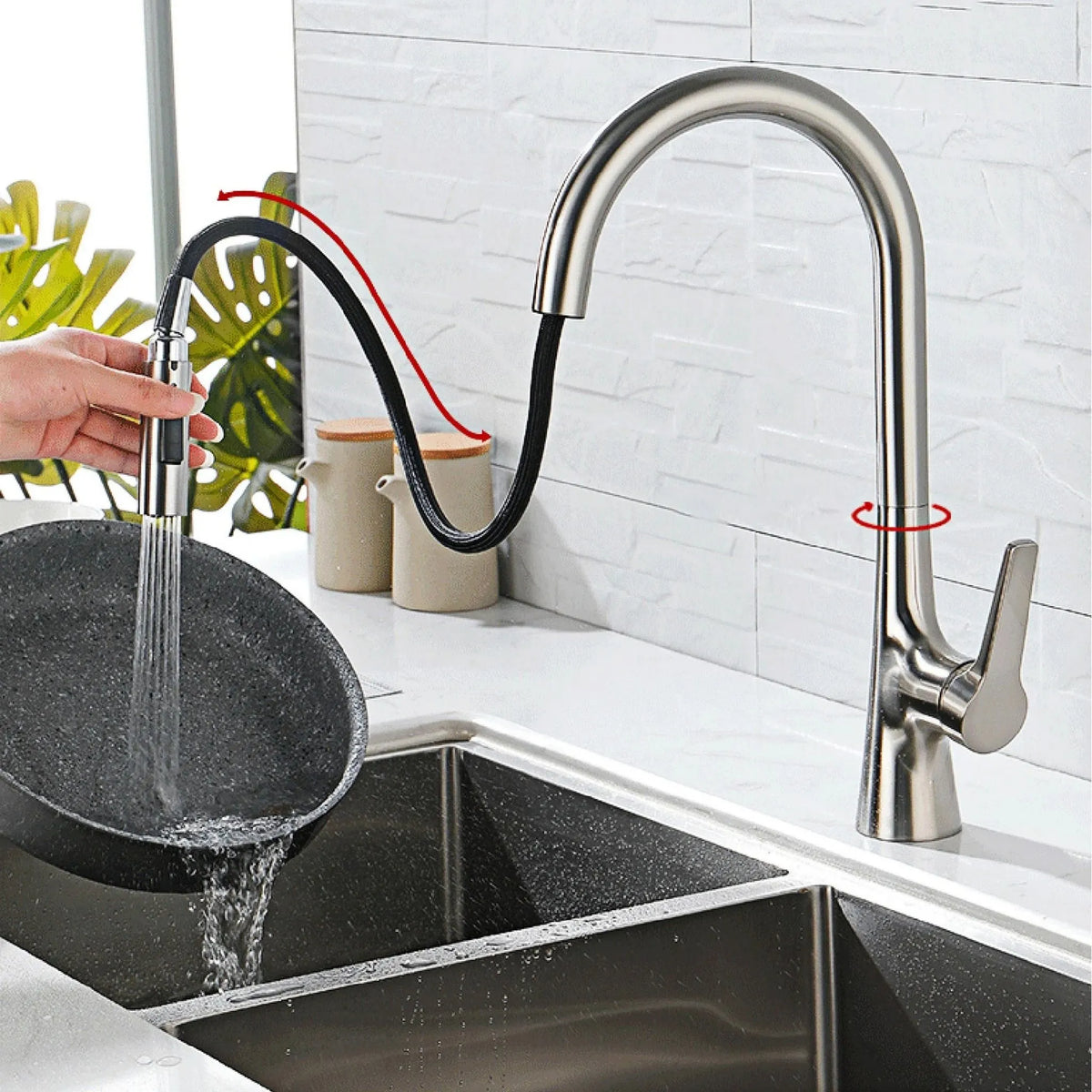 Torneira Gourmet Cozinha Inox Monocomando Amalfi - Homedeccori