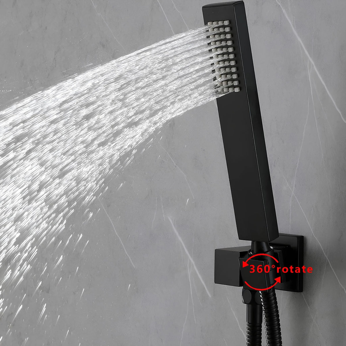 Ducha de Teto Embutir Inox 32x32 LED Termostática Nimbus