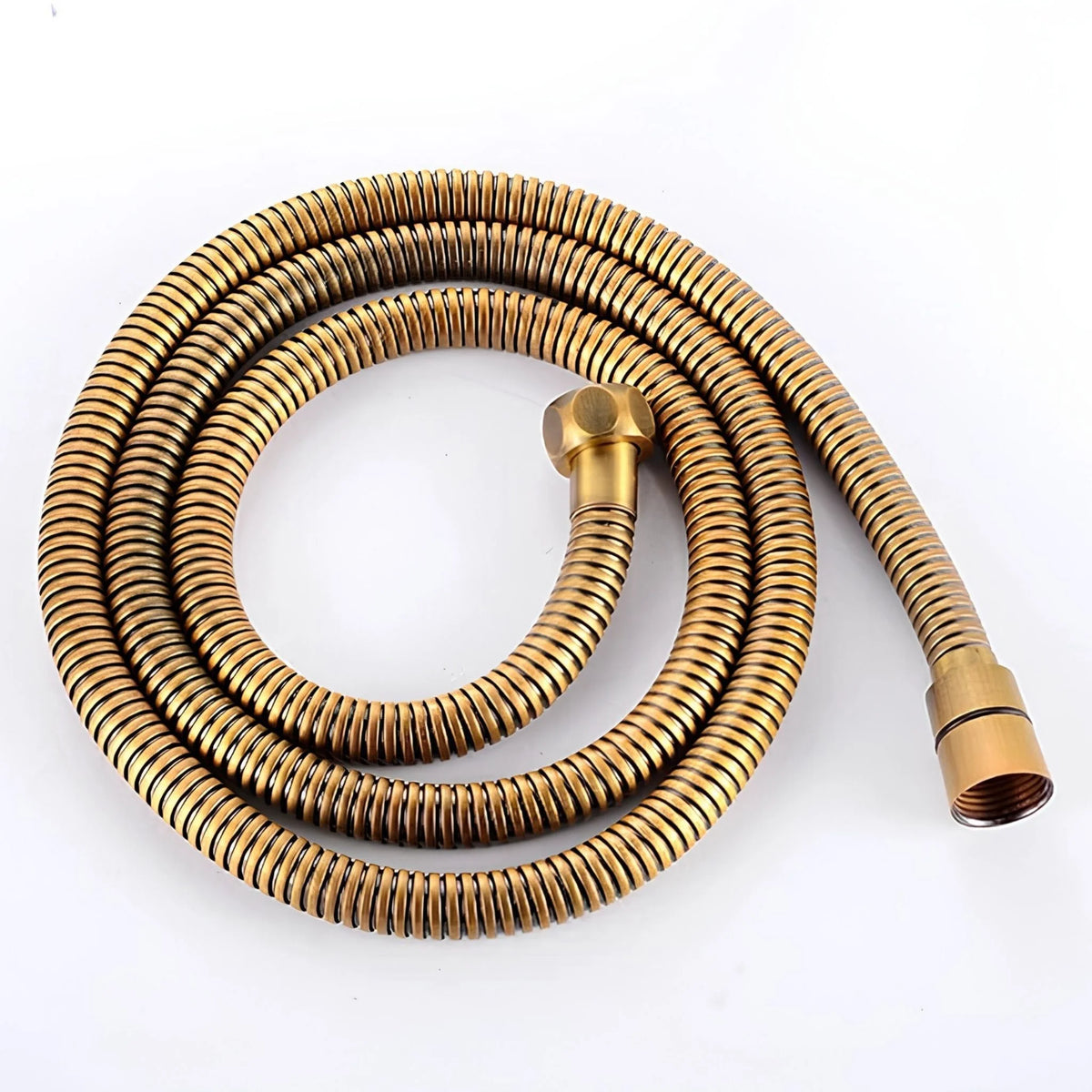 Kit Ducha Higiênica Bronze Antigo Cabo Entalhado Volterra