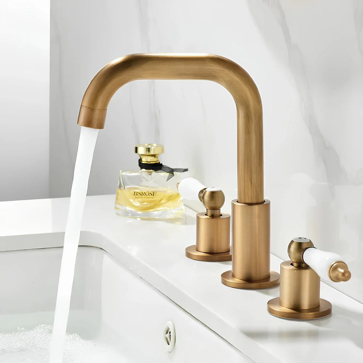 Torneira Para Banheiro Vintage Inox Duplocomando Savannah - Homedeccori