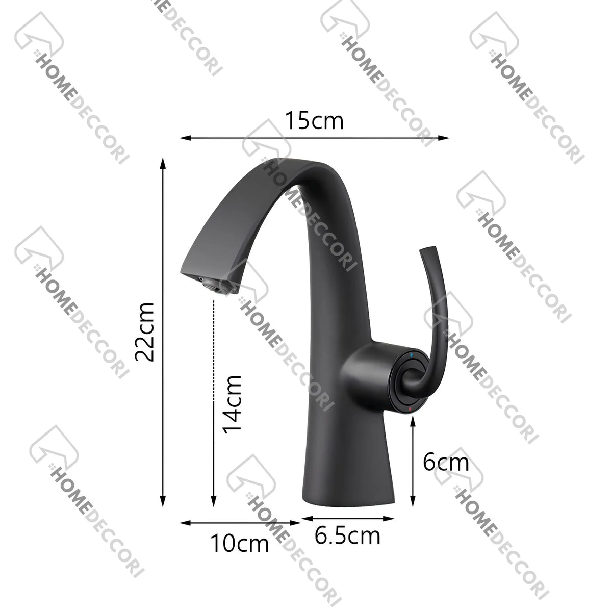 Torneira Para Banheiro Inox Monocomando Espiral Voluta - Homedeccori