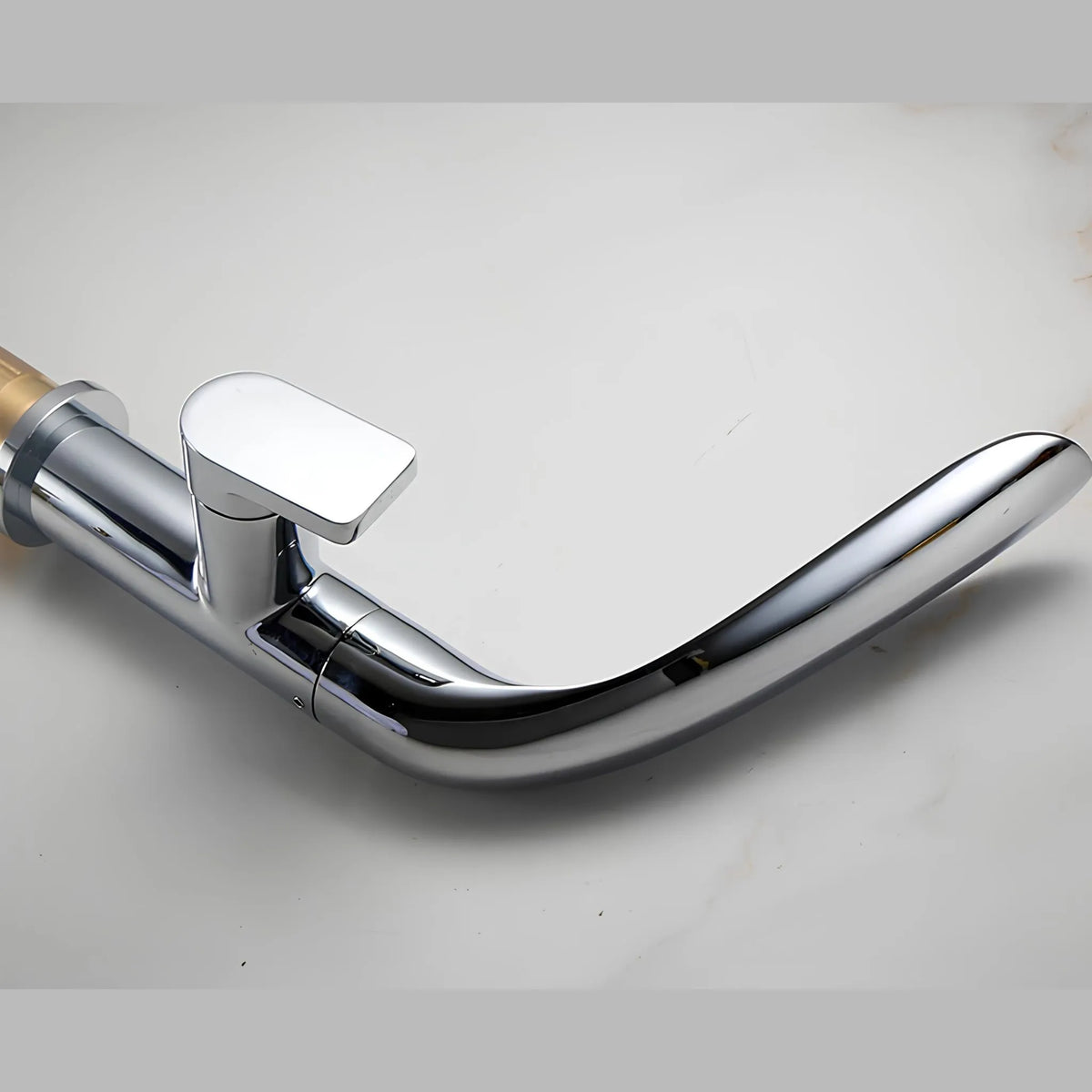 Torneira Para Banheiro Inox Monocomando Cascata Arcvel - Homedeccori