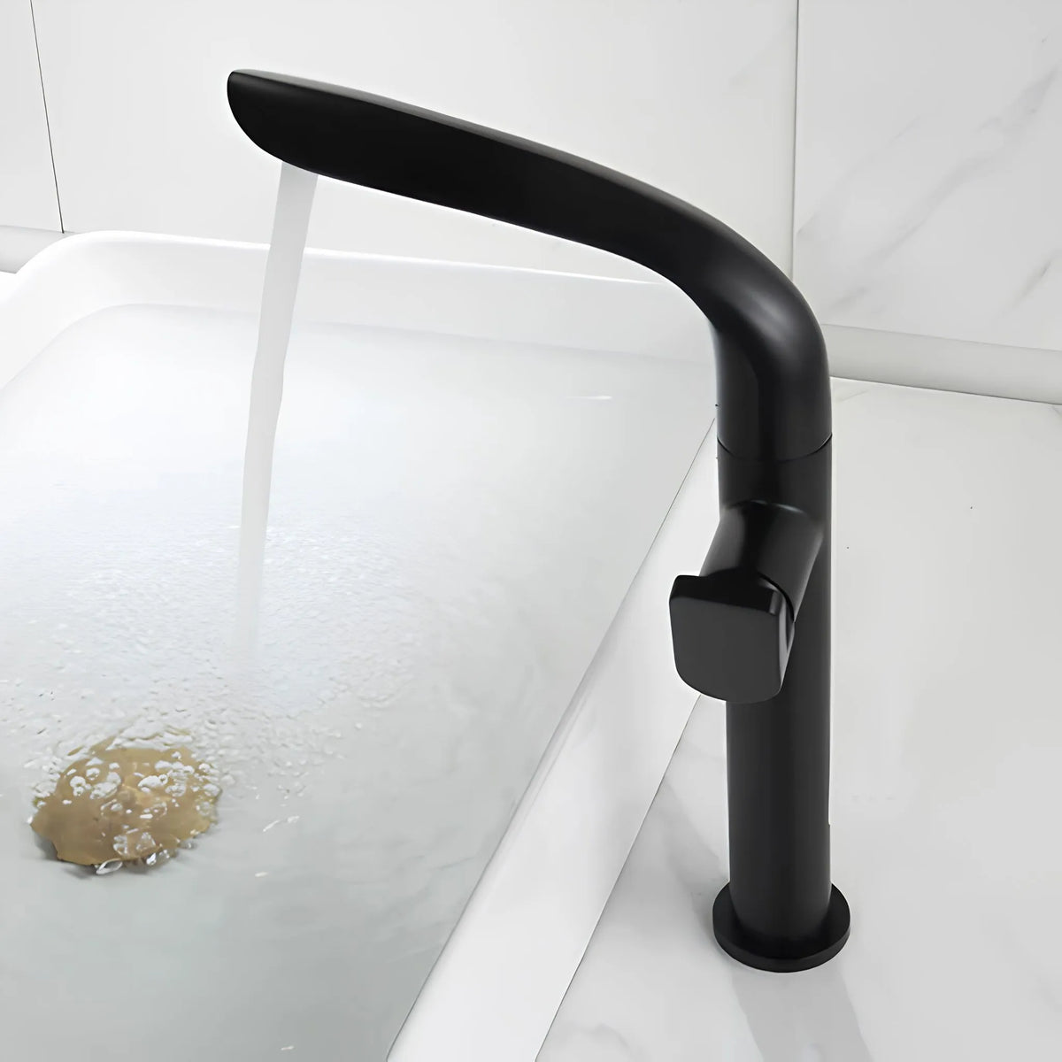 Torneira Para Banheiro Inox Monocomando Cascata Arcvel - Homedeccori