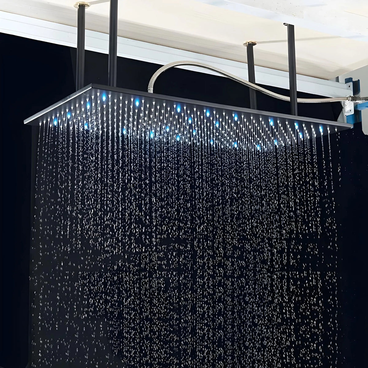 Chuveiro De Teto Spa Embutir Duplo Sobrepor 80x40 Led Fontana