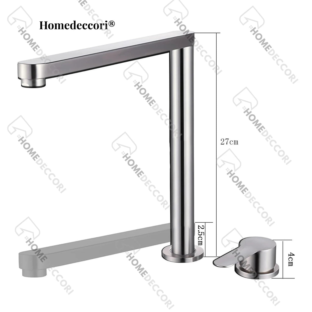Torneira Gourmet Cozinha Inox Monocomando Retrátil Liftex - Homedeccori