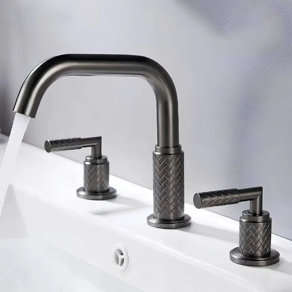 Torneira Para Banheiro Inox Misturador Duplocomando Lattice - Homedeccori