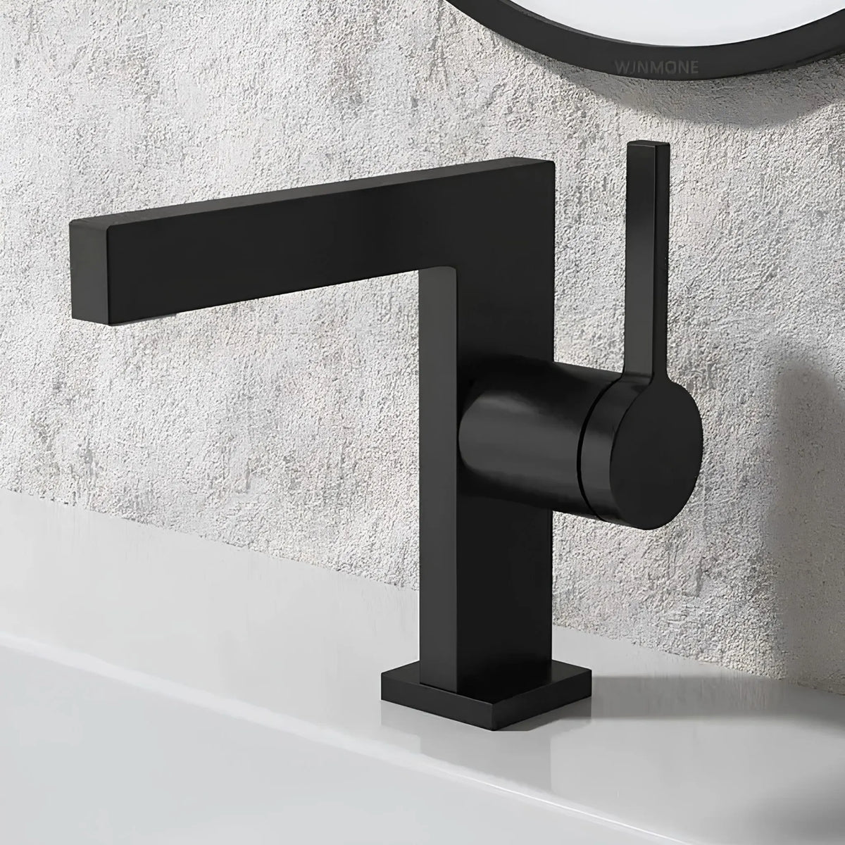Torneira Para Banheiro Moderna Inox Monocomando Squaro - Homedeccori