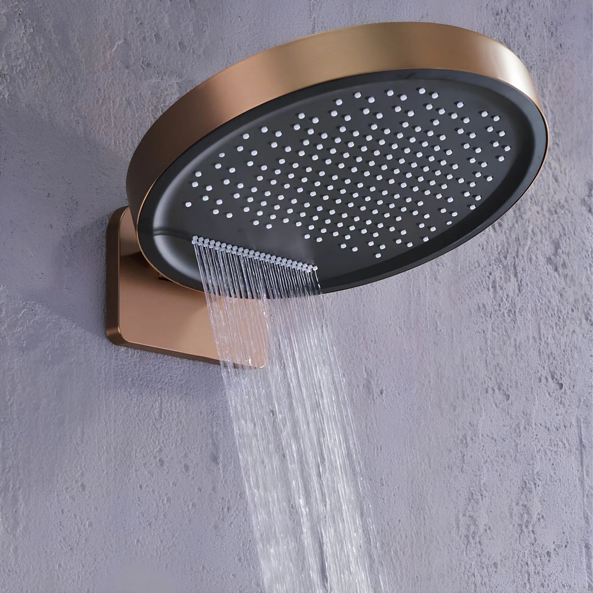Ducha De Parede Spa Inox Jato Monocomando Completo Ovale - Homedeccori