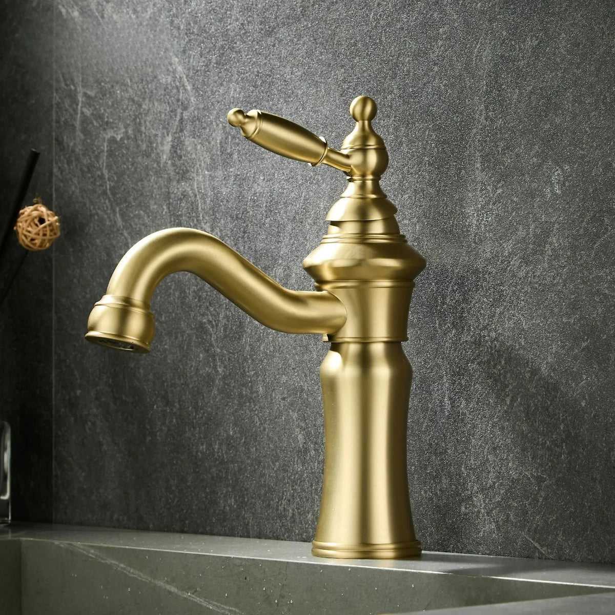 Torneira Para Banheiro Inox Vintage Monocomando Floret - Homedeccori