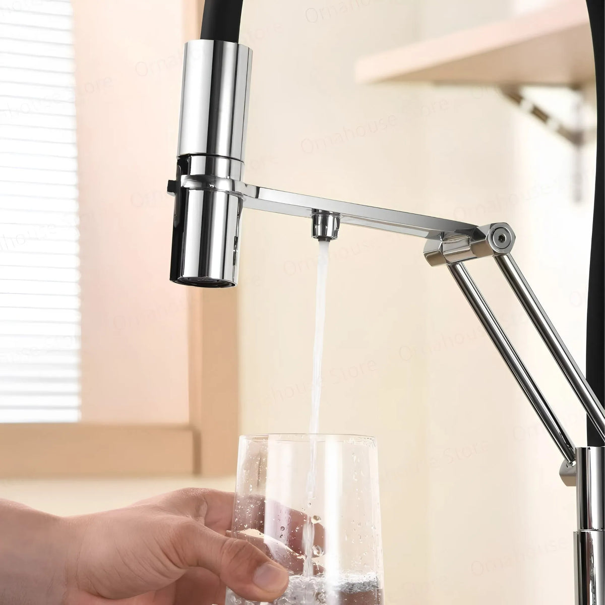 Torneira Gourmet Cozinha Inox Industrial Articulada Luxo Volvere
