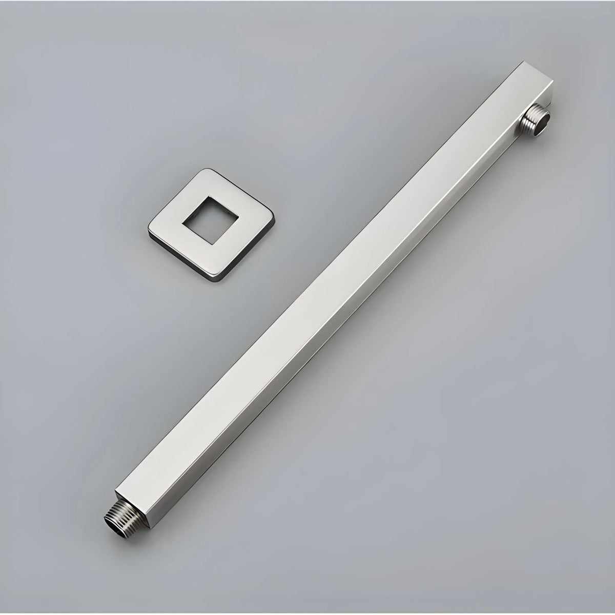 Chuveiro De Teto Inox Escovado Completo Ultraslim