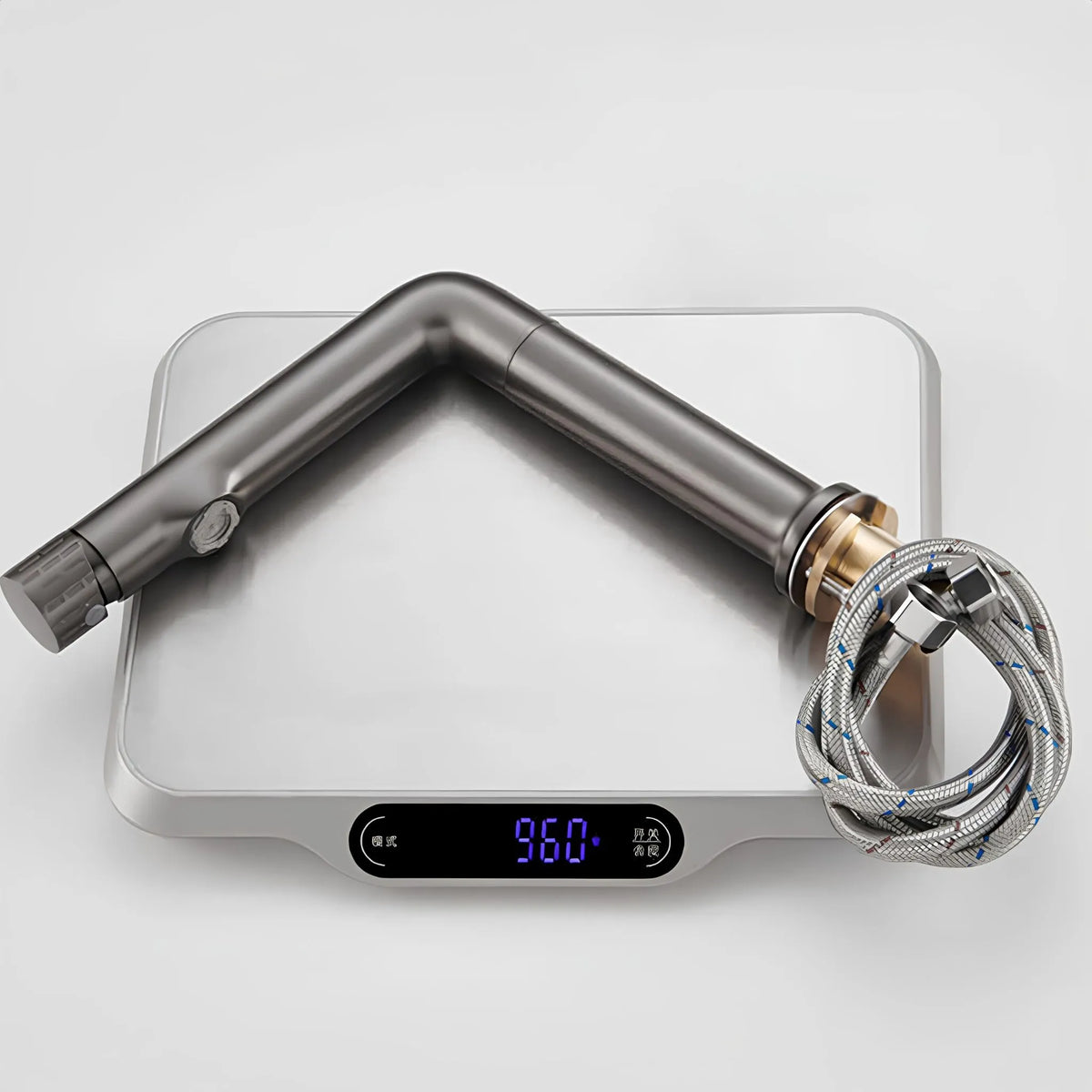 Torneira Para Banheiro Inox Monocomando Giratória Marbella - Homedeccori