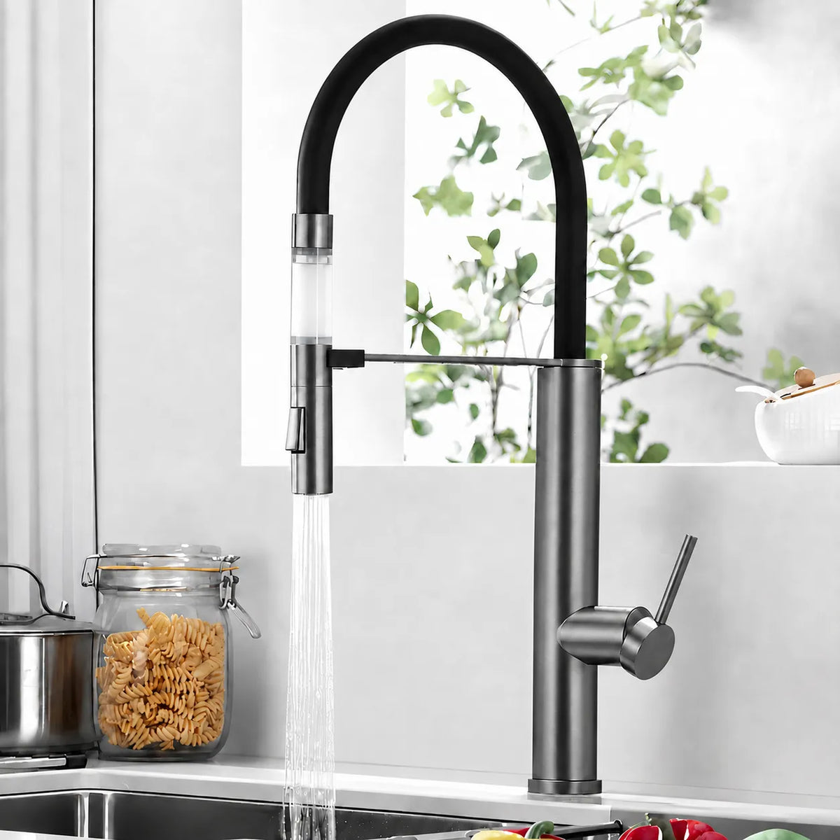 Torneira Gourmet Cozinha Inox Monocomando Filtro Fluvia - Homedeccori
