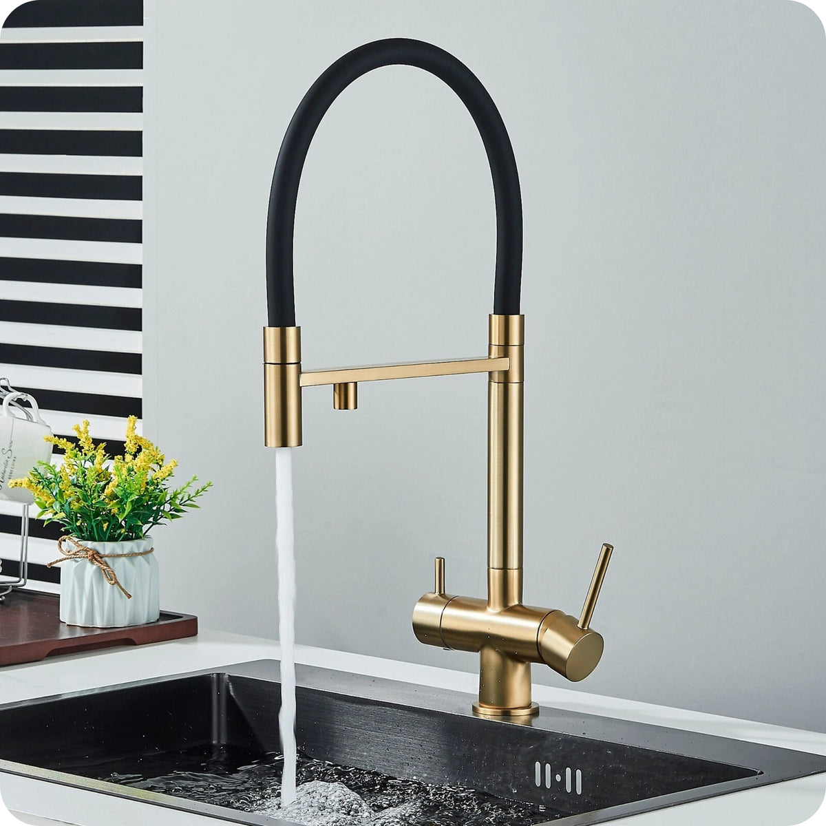 Torneira Gourmet Cozinha Monocomando Saida Para Filtro PalmFlow - Homedeccori
