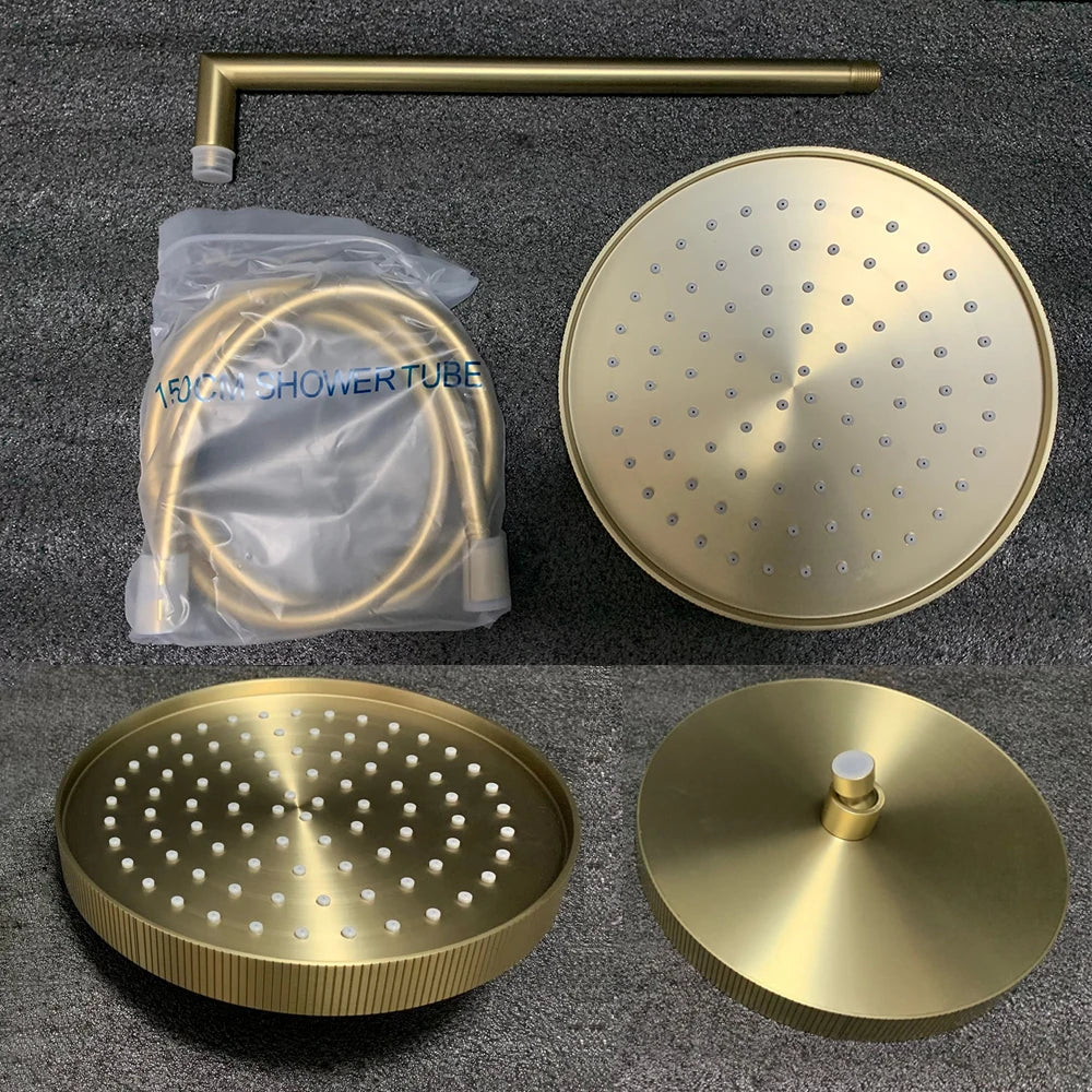 Ducha De Parede Spa Inox Completa Monocomando Menaggio