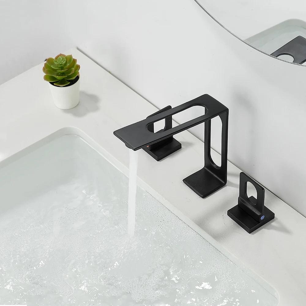Torneira Para Banheiro Duplocomando Inox Misturador Trieste - Homedeccori