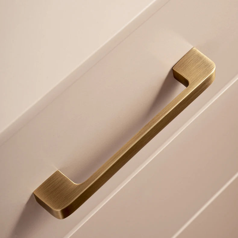Puxador Alça e Ponto Latão Maciço Bronze Envelhecido Minimalista Ostia - foto 9
