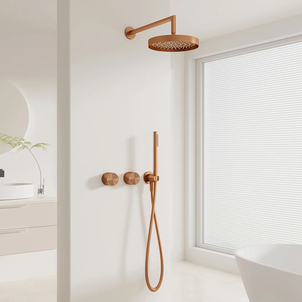 Ducha De Parede Spa Inox Completa Monocomando Menaggio