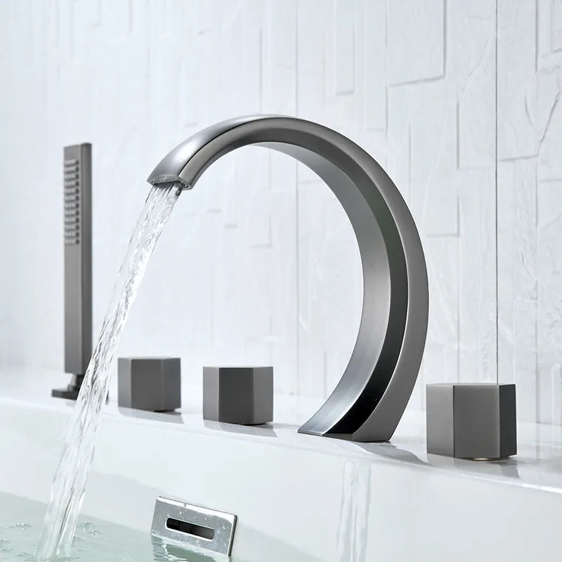 Misturador Banheira Embutir Duplocomando Cascata Iseo