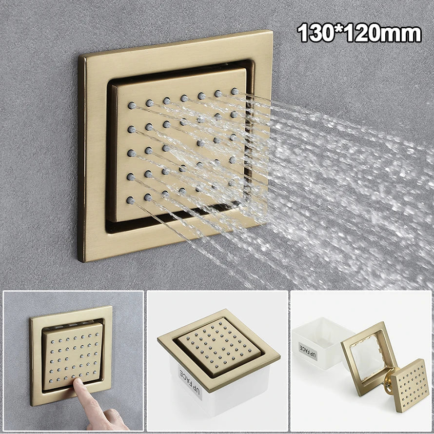 Ducha De Teto Embutir Inox 58x38 LED Bluetooth Spa Imperiale - Homedeccori