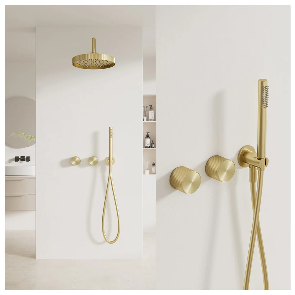 Ducha De Parede Spa Inox Completa Monocomando Menaggio