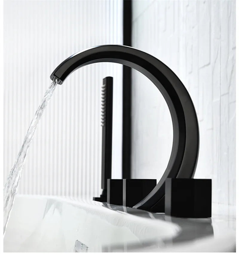 Misturador Banheira Embutir Duplocomando Cascata Iseo