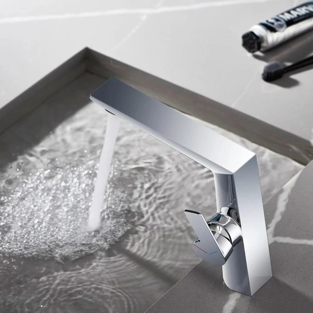 Torneira Para Banheiro Monocomando Inox Moderna Axis Preto - Homedeccori