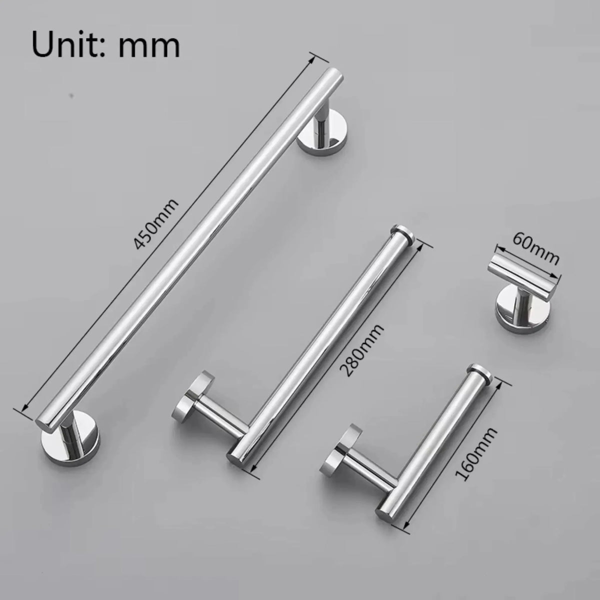 Acessórios Para Banheiro Inox Cromado Belfor Homedeccori - Homedeccori