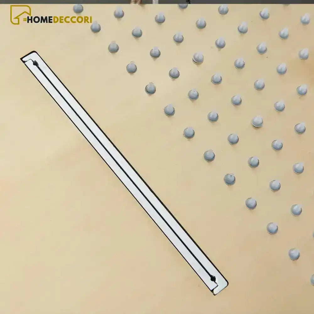 Ducha De Teto Embutir Spa Ef Led Chuva Com Cascata De Inox - Homedeccori