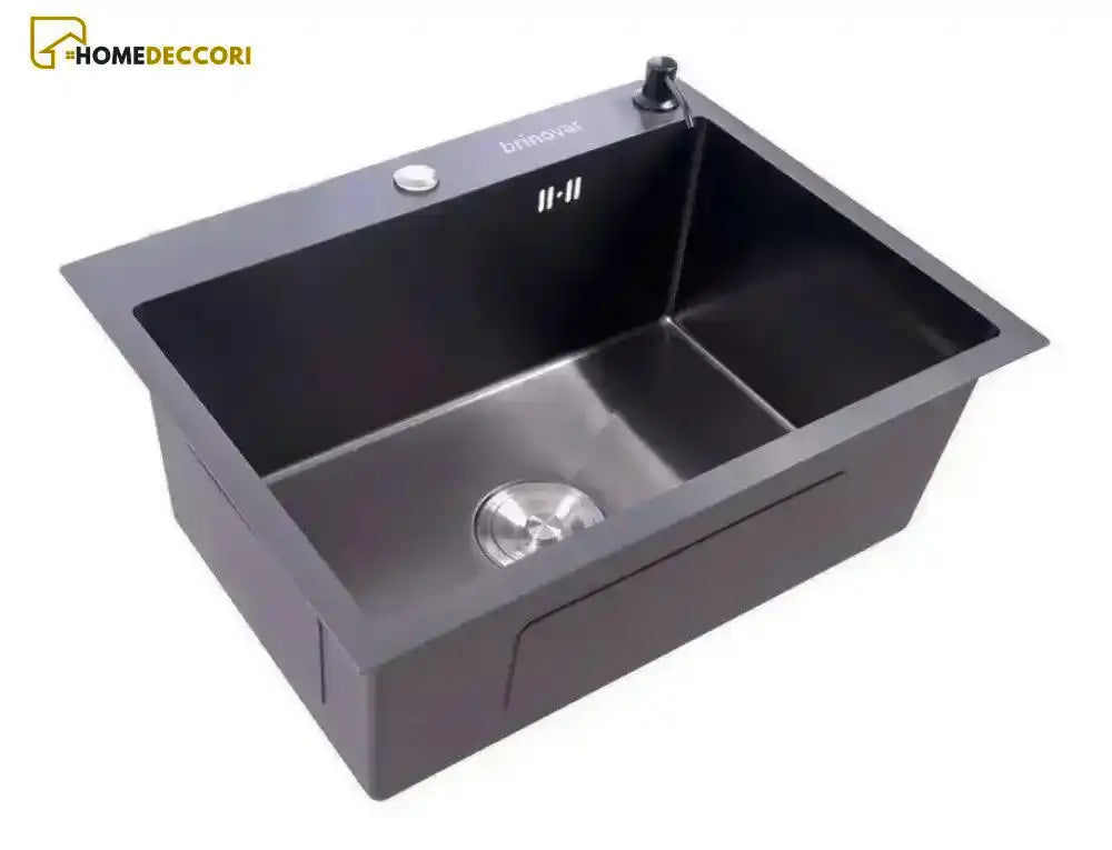 Cuba Gourmet Cozinha Inox Preto Quadrada Com Acessórios - Homedeccori