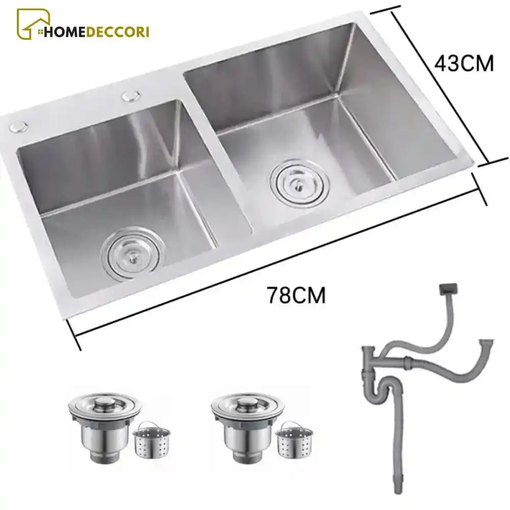 Cuba Gourmet Cozinha Pia Multifuncional Inox Inox-78X43Cm / Á Pronto Entrega Cuba Gourmet Pia De