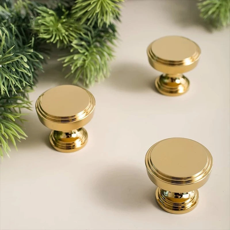 Puxador Alça e Ponto Latão Maciço Dourado Minimalista Taranto - foto 2