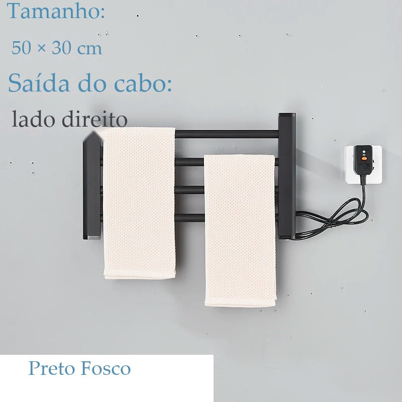 Toalheiro Elétrico Térmico Alumínio Com Visor Digital Tirano