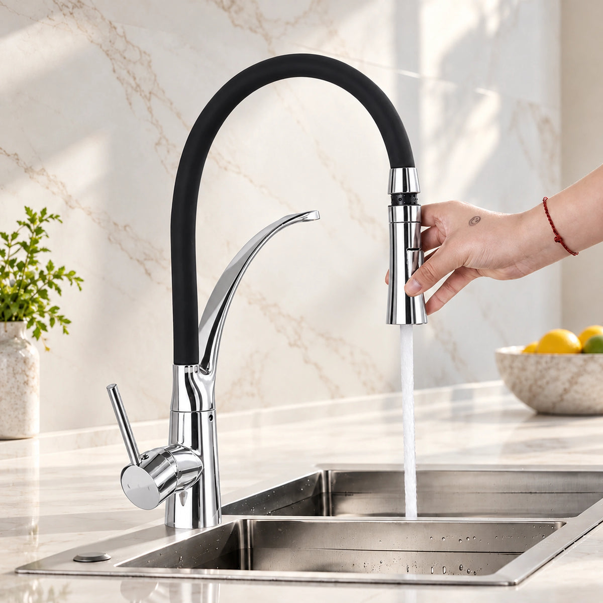 Torneira gourmet Baikal cromado - Homedeccori