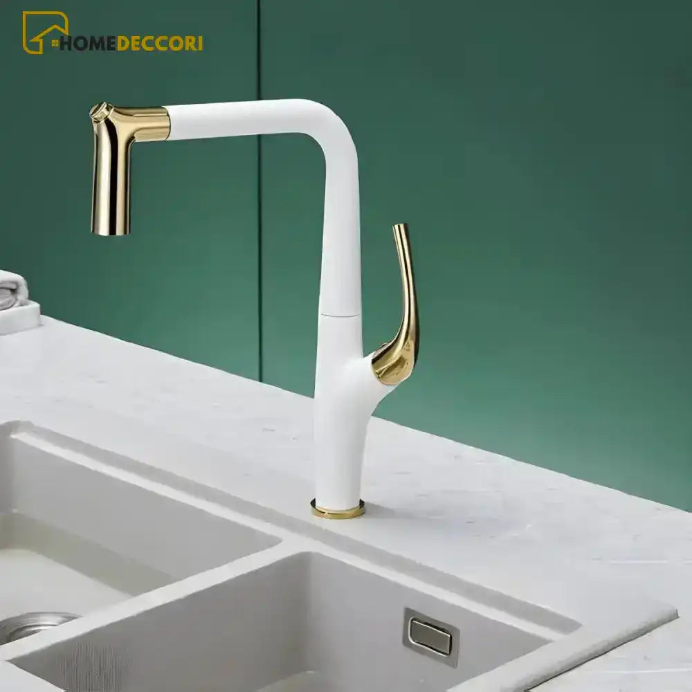 Torneira Gourmet Cozinha Misturador Monocomando Extensível Bancada Jasmine - Homedeccori