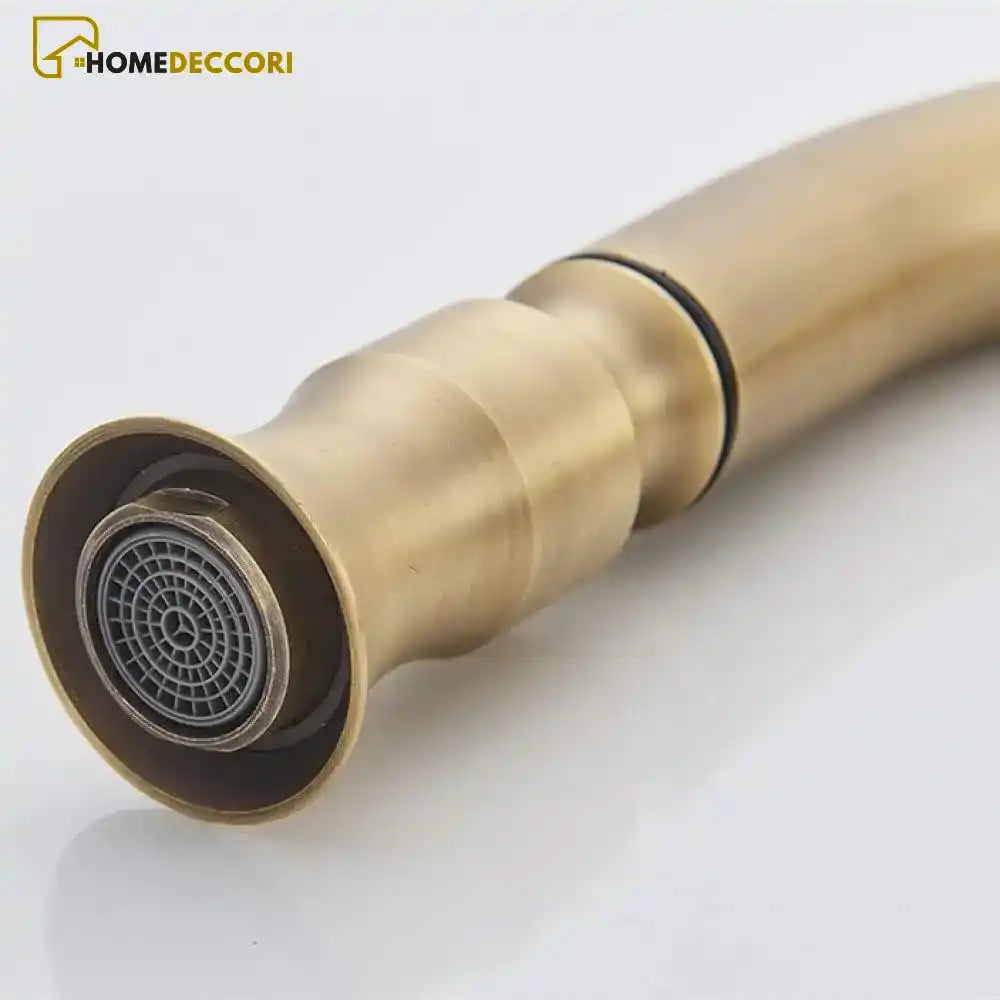 Torneira Retro Vintage Gourmet Monocomando Extensível Bancada Capri - Homedeccori