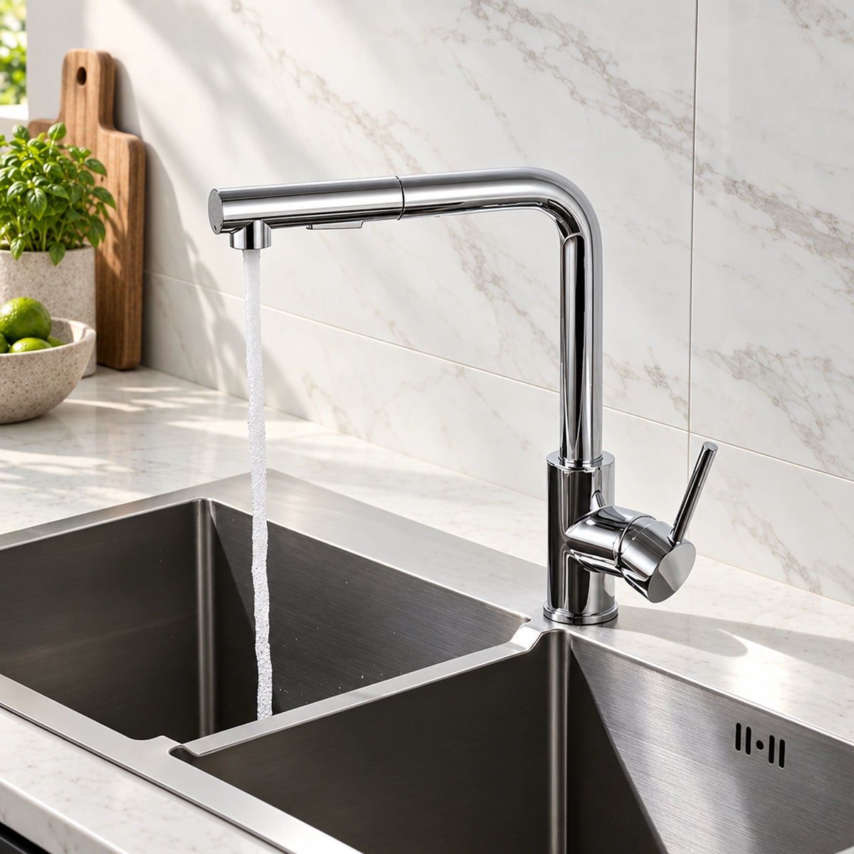 Torneira gourmet Venzale cromado - Homedeccori