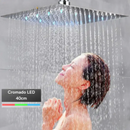 Chuveiro De Teto Inox Com LED Quadrado Spa VinoRain