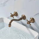 Torneira De Parede Duplocomando Banheiro Misturador Vintage Retrô Belleville