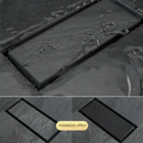 Ralo Oculto Linear de Piso Inox Com Dreno HiddenFlow