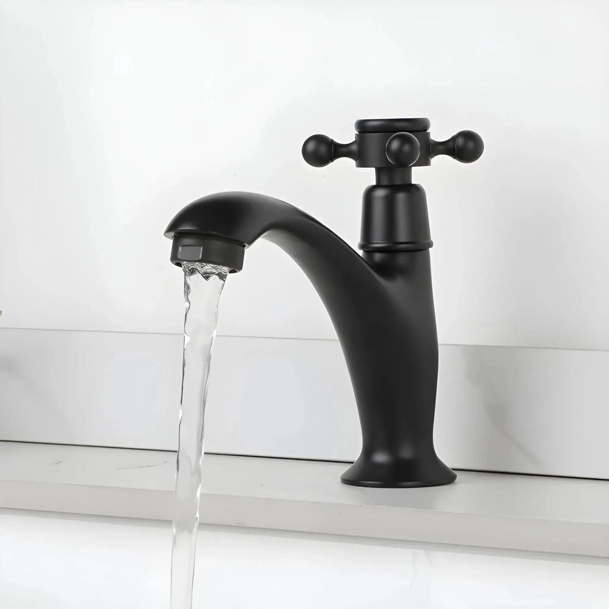 Torneira Vintage Retro Banheiro Inox Agua Fria Ferrara - Homedeccori