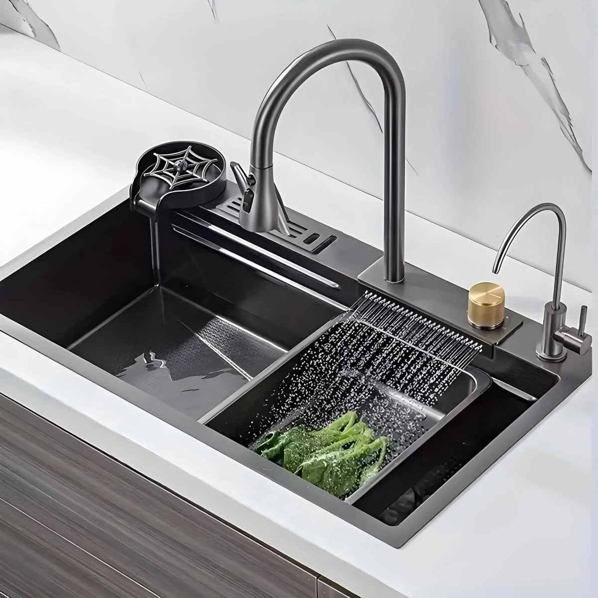 Cuba Gourmet Cozinha Pia Multifuncional Inox Inteligente Completa OptiClean - Homedeccori