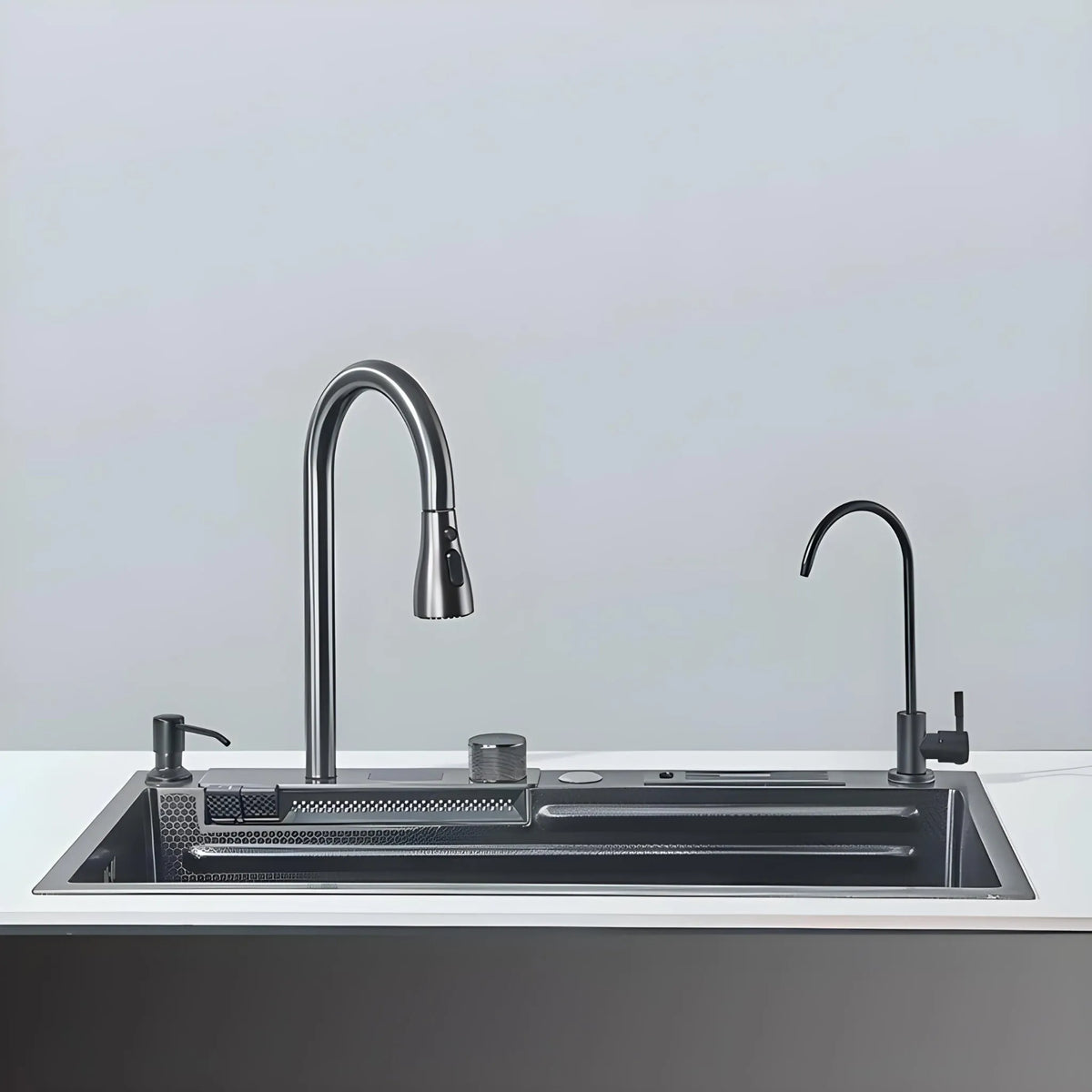 Cuba Gourmet Inox Cozinha Pia Completa 75X45 HydroLux - Homedeccori