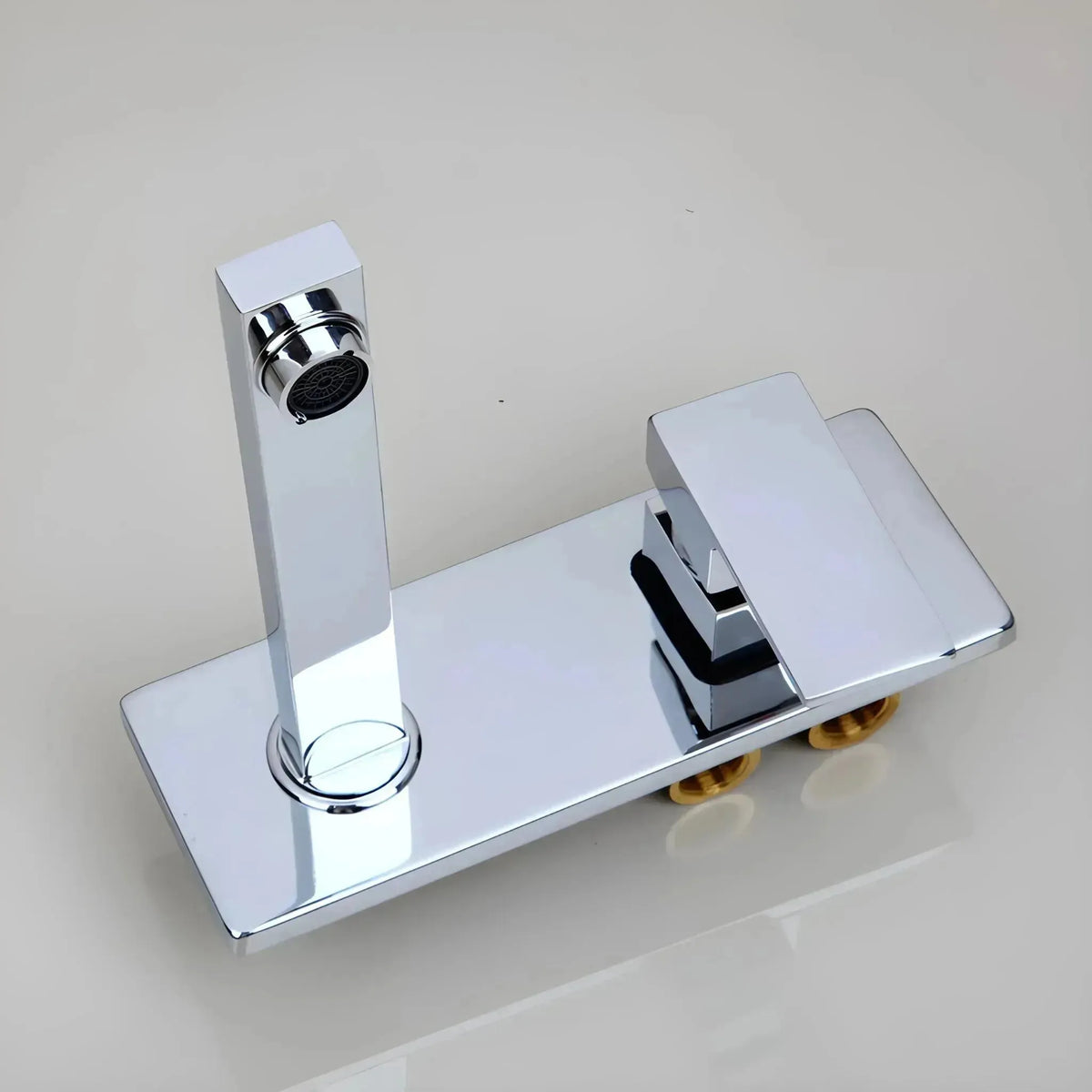 Torneira De Parede Monocomando Para Banheiro Lavatório Aurea - Homedeccori