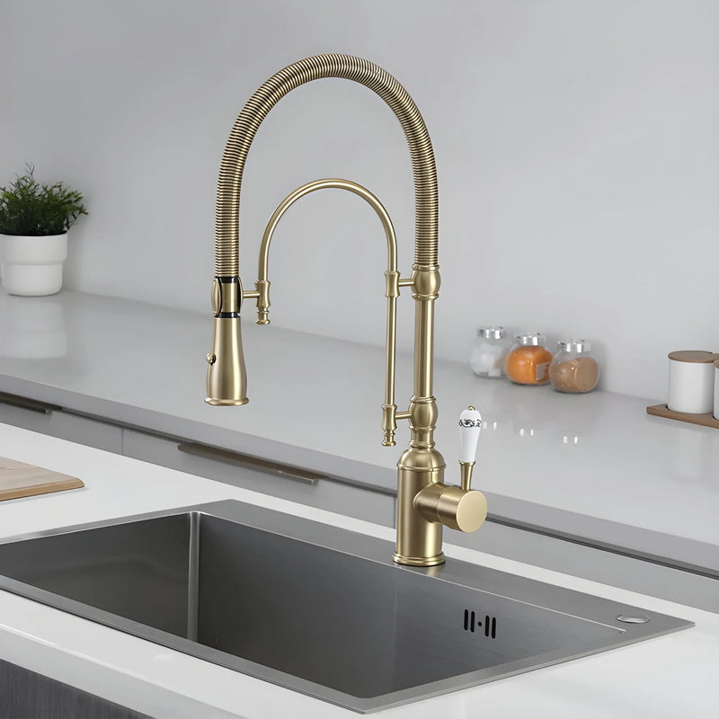 Torneira Gourmet Cozinha Monocomando Clássica Luxo Aurélie