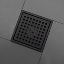 Ralo De Banheiro Quadrado Inox Grelha Com Coletor 11cm/15cm