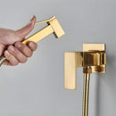 Ducha Higiênica Monocomando Inox AquaFresh Spray Bidê Parede