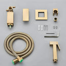 Ducha Higiênica Monocomando Inox AquaFresh Spray Bidê Parede